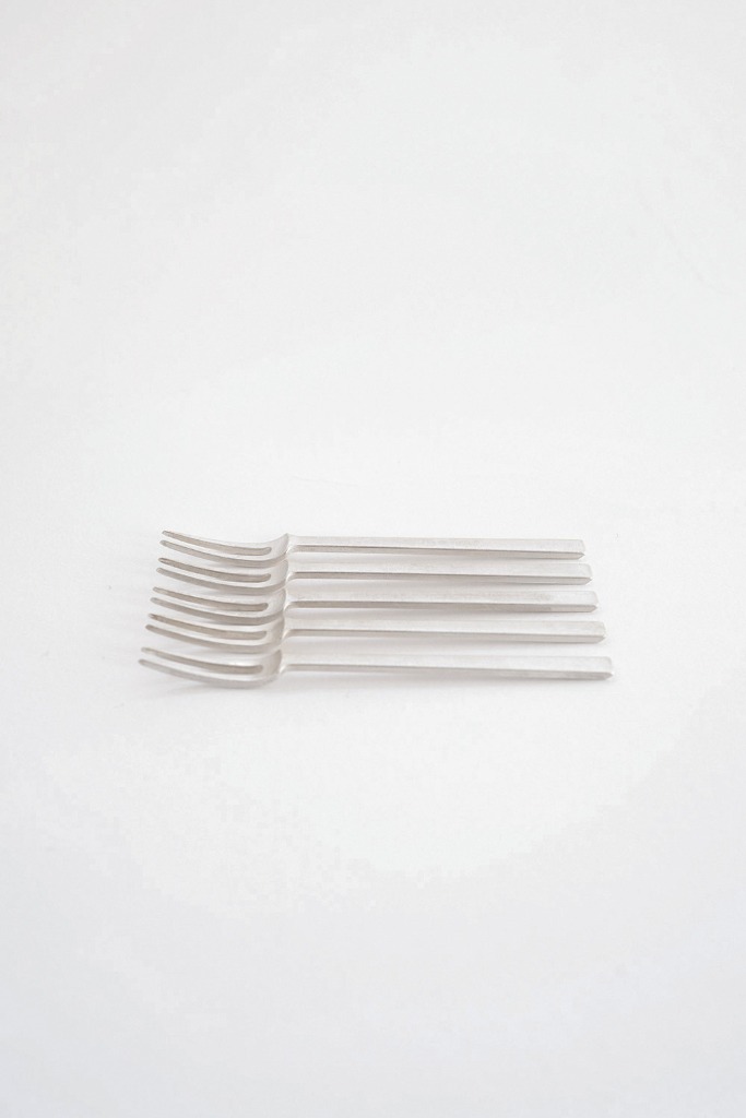 Silver plated fork set (5pcs)